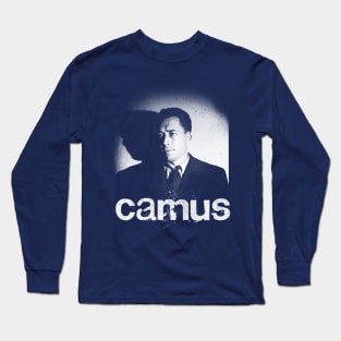 Albert Camus / Aesthetic Fan Art Design Long Sleeve T-Shirt